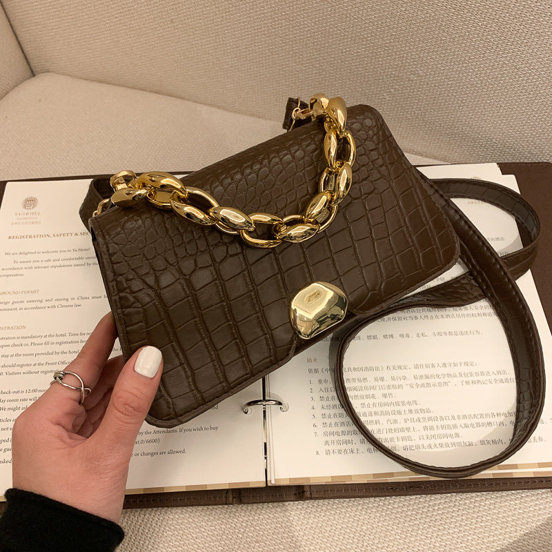 Retro Messenger Bag Simple Small Square Bag