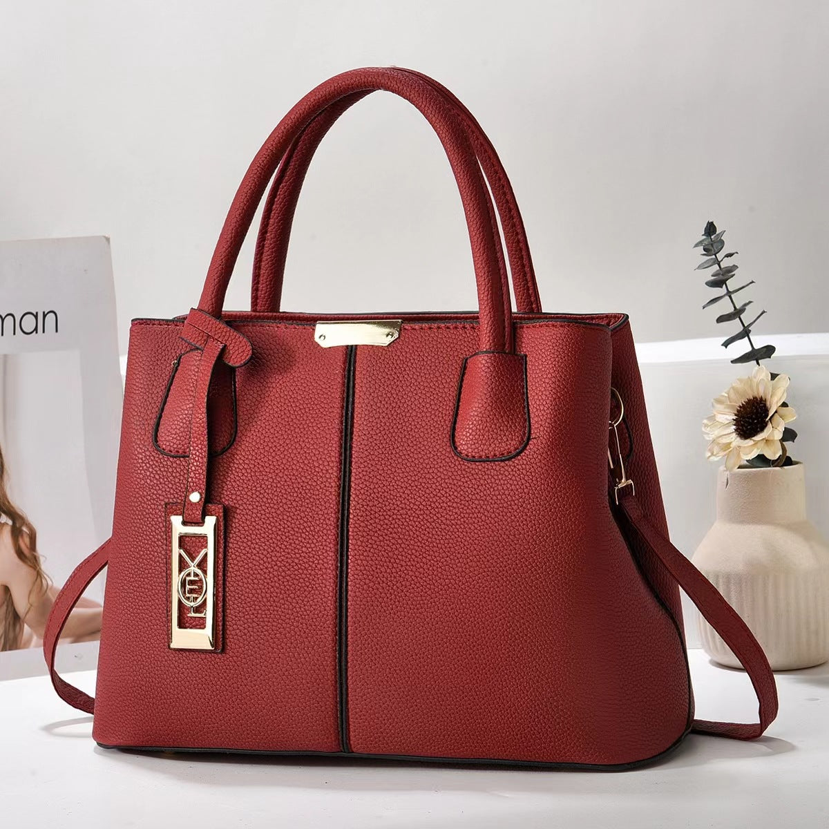 Fashion Handbag Mom Large Capacity Shoulder Bag