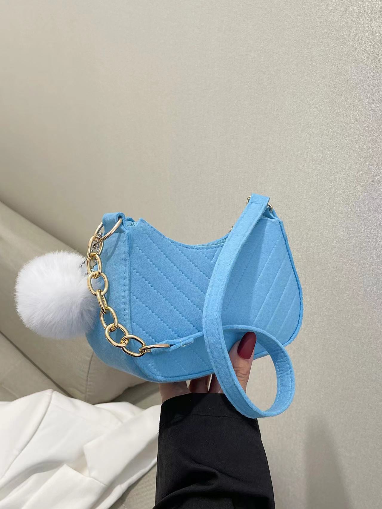 Casual Women's New Retro Solid Color Shoulder Messenger Bag