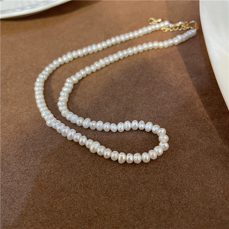French Simple And Gentle Necklace Vintage Light Luxury Hong Kong Style Accessories