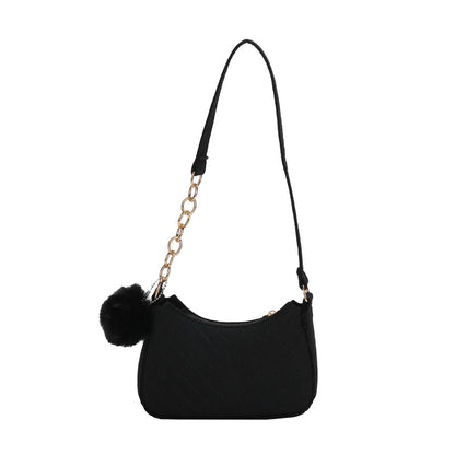 Casual Women's New Retro Solid Color Shoulder Messenger Bag