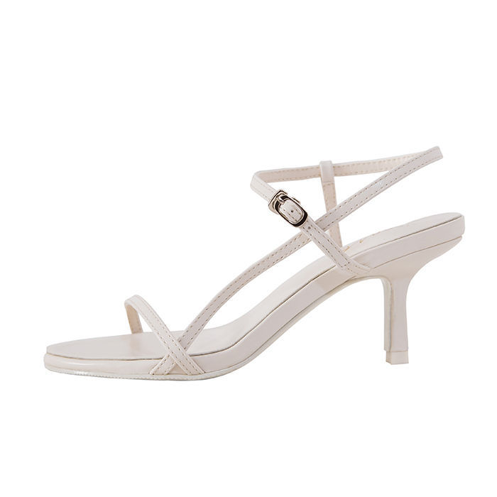 Women's Metal Decorative Stiletto Side Hollow Sandals