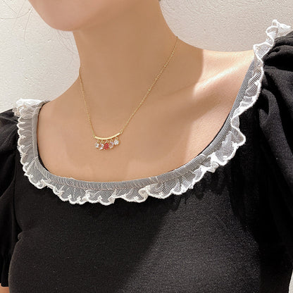 Temperament Gentle Goddess Fashion Smile Necklace