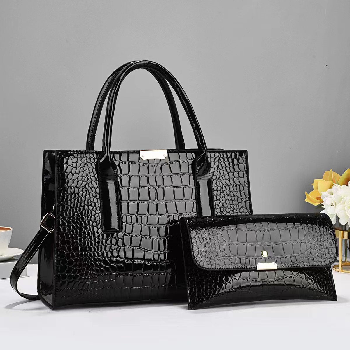 Child And Mother Stone Pattern Fashion Trend High Sense Large-capacity Crossbody Bag