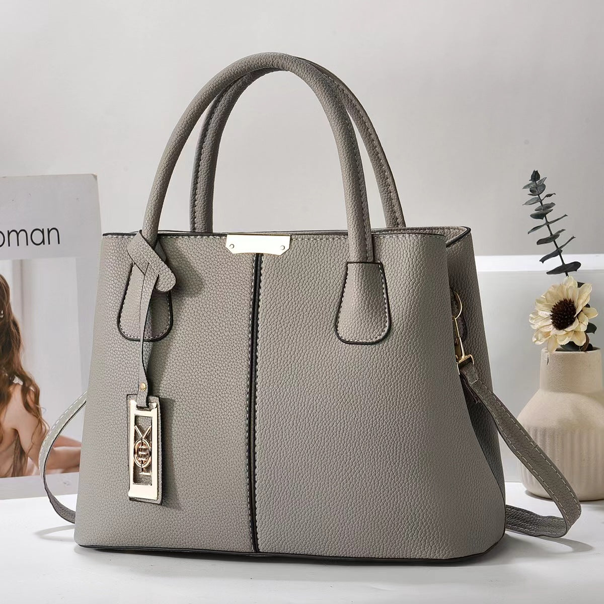 Fashion Handbag Mom Large Capacity Shoulder Bag