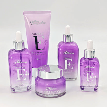 Repairing Moisturizing Antioxidant And Lightening Serum Lotion Vitamin E Skincare Set
