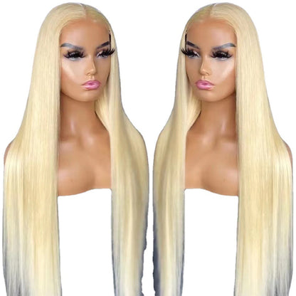 Front Lace Long Straight African Women Wig Head Cover