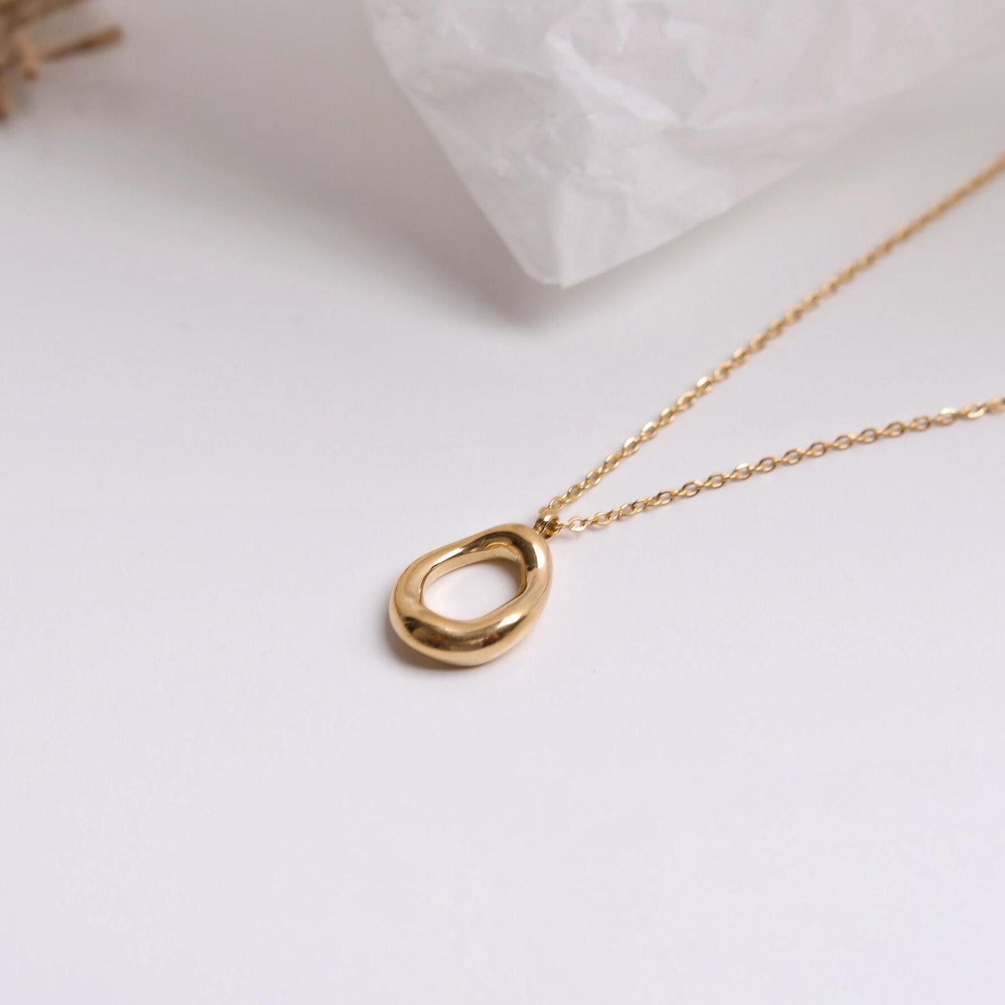 Clavicle Chain Gentle Accessories Titanium Steel Necklace Female Fashion Niche Design All-matching