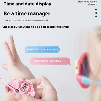 A Pair Of Children's Toy Walkie-talkie Watch Long-distance HD Wireless Call
