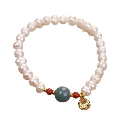 Freshwater Pearl Aquamarine Light Luxury Gentle Sweet