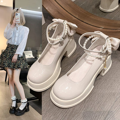 New-style French-style Elegant Leather Shoes