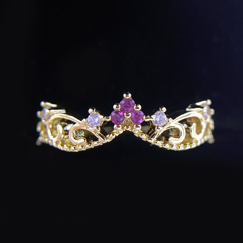 Medieval Wendy's Life Gentle Ocean Blue Girl Ring