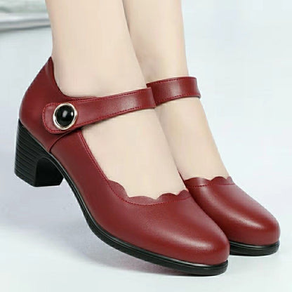 Soft Leather Shallow Mouth Single Order Shoes