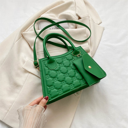Fashion Simple Small Square Bag Casual Shoulder Bag