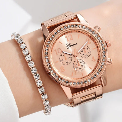 Women's Casual Quartz Watch Suit
