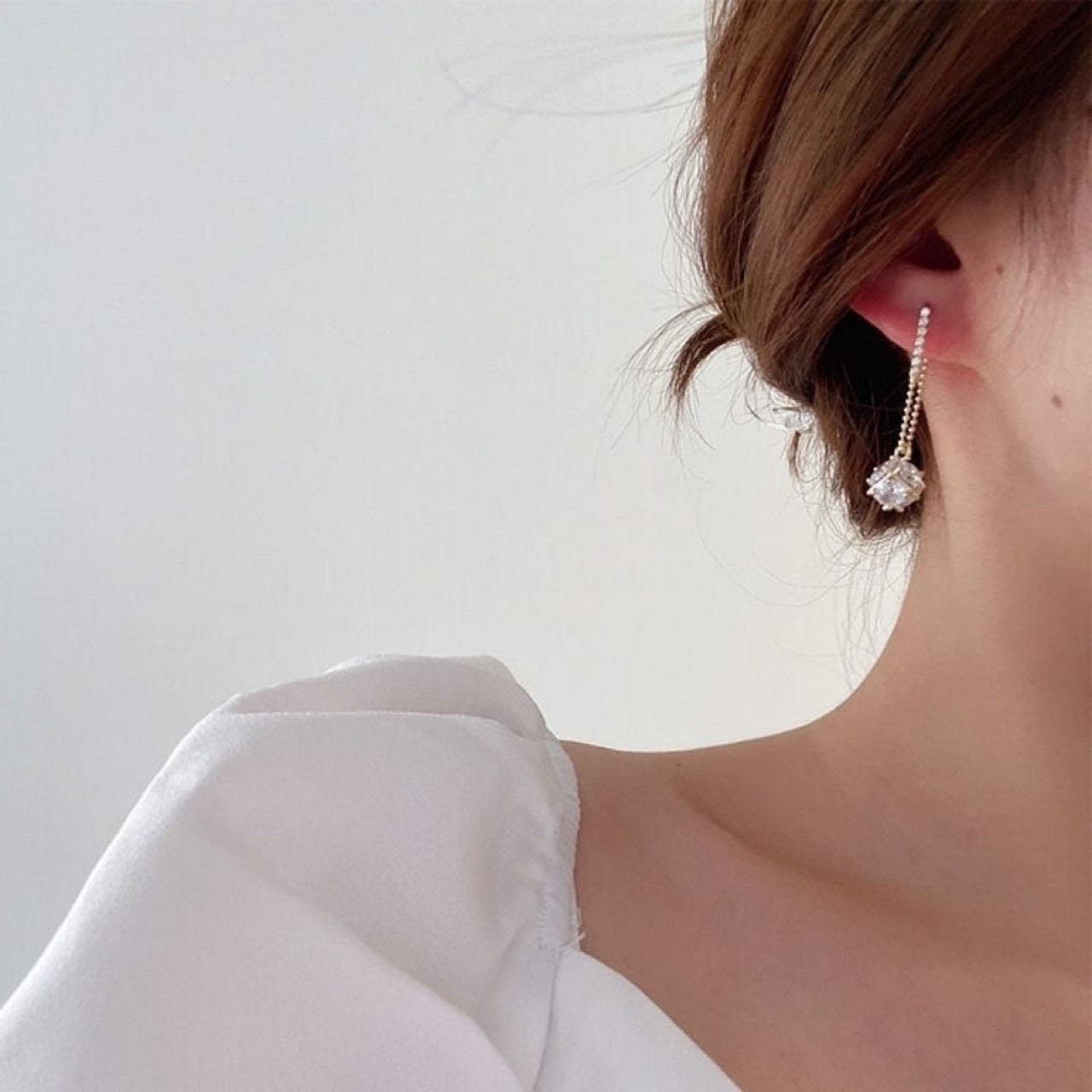Affordable Luxury Fashion Gentle Elegant Simple All-match Exquisite One Style For Dual-wear Tassel Ear Studs