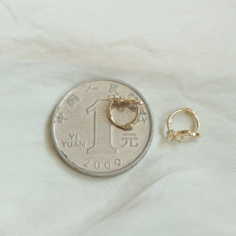 Leaf Earrings S925 Sterling Silver Gold Plated Ear Clip Fashionable All-match Elegant Gentle Design