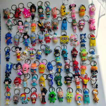 Cut Dinosaur Bag Cute Cartoon Doll Keychain Pendant